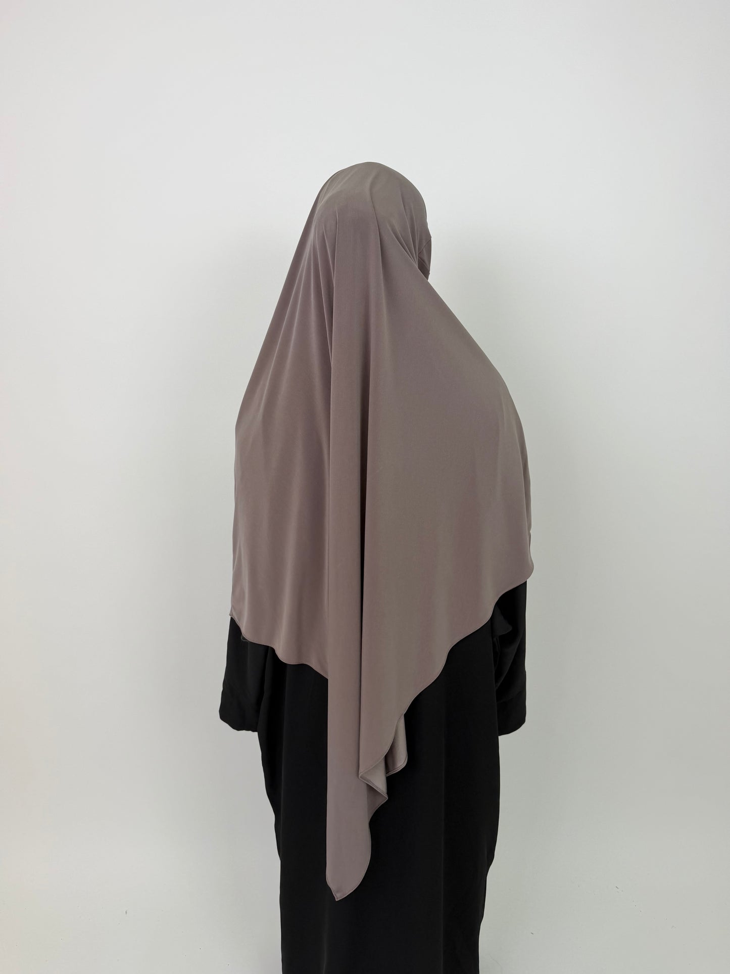 Khimar Jersey Premium luxe - Taupe