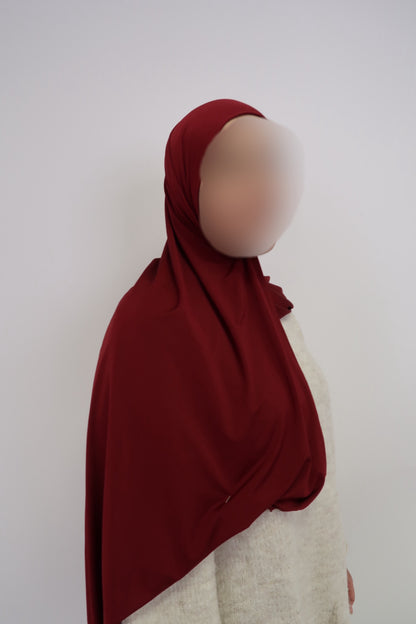 Jersey prenium satin - Bordeaux