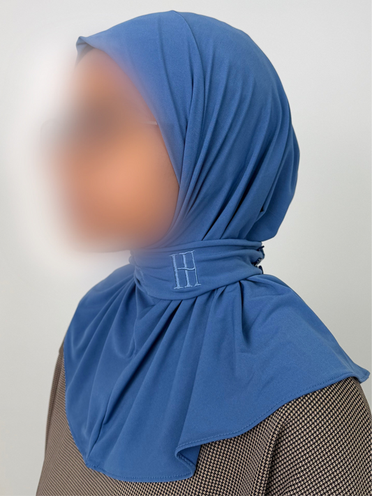 Cagoule Jersey Premium SIGNATURE – Bleu indigo