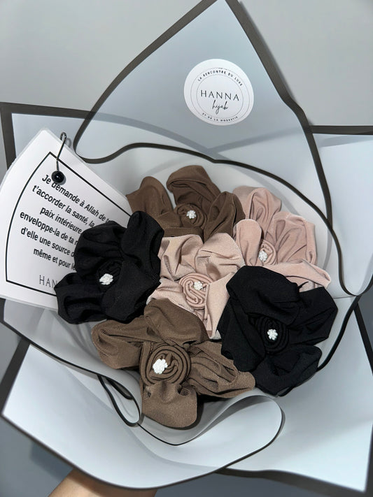 Bouquet de Trois Hijabs - Soft brown