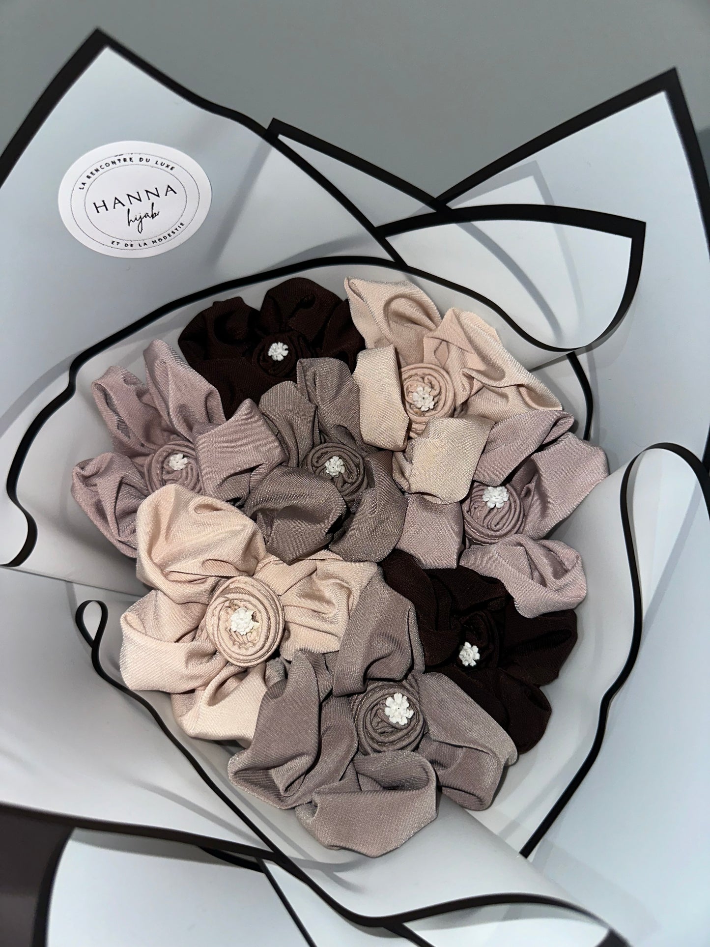 Bouquet de Quatre Hijabs - Personnalisable