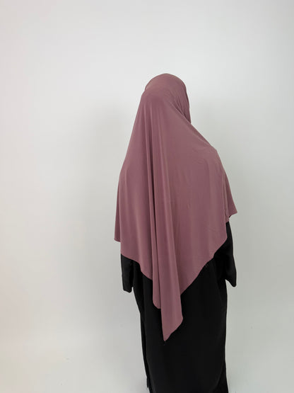 Khimar Jersey Premium luxe - Lac rose