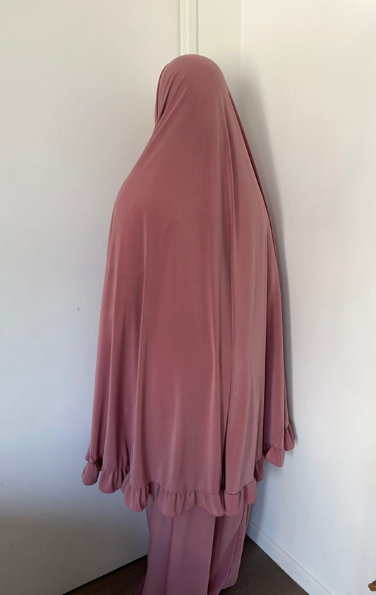 Robe de prière - Rose poudrée