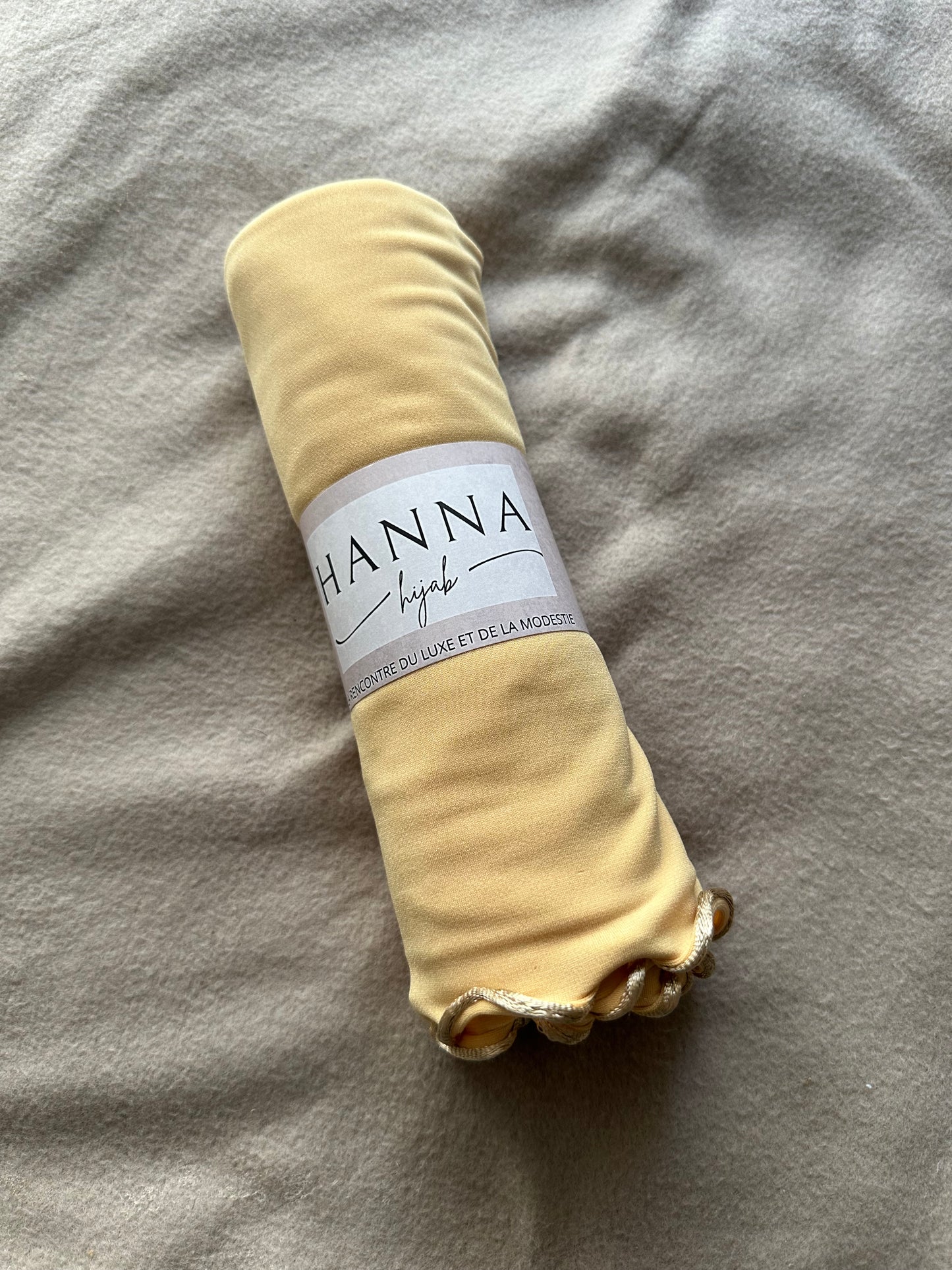 Jersey prenium luxe frisé - Jaune coquelicot