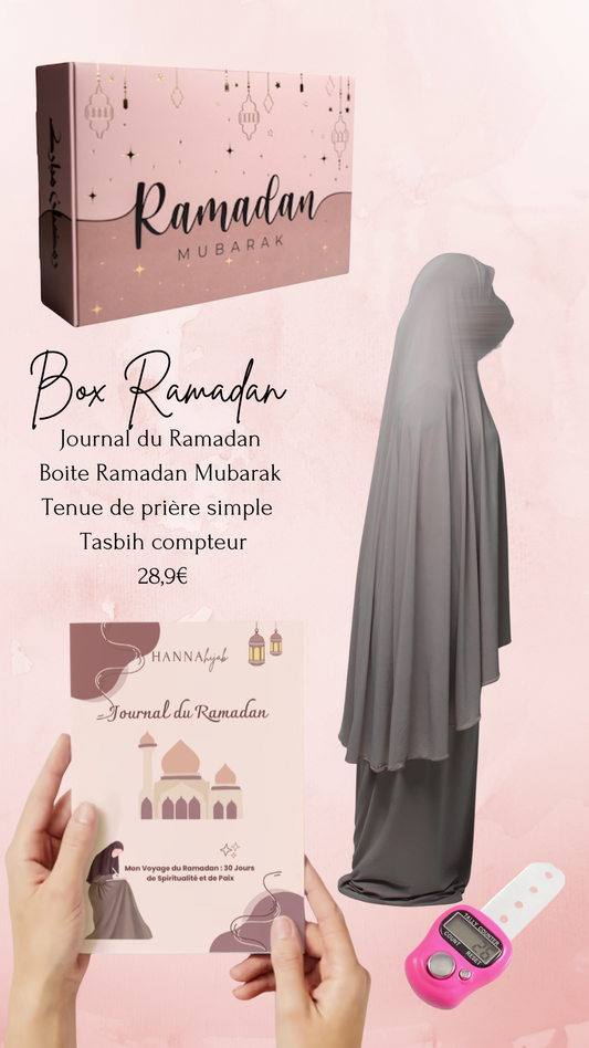 Box Ramadan - Un coffret pour un mois de spiritualité et de sérénité avec robe simple