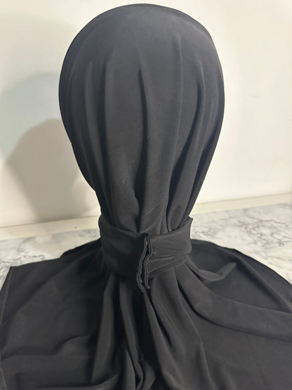 Jersey premium luxe clip - Noir