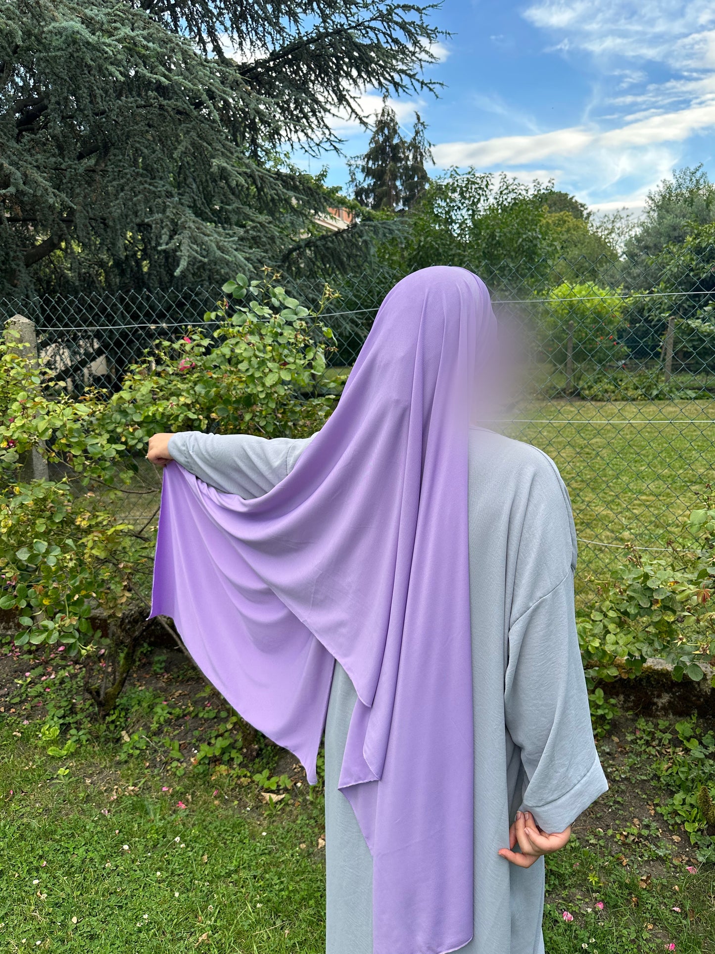Jersey premium luxe à nouer ~ Lila