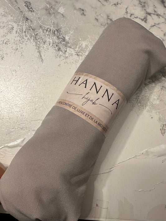 Jersey premium luxe à nouer ~ Gris Polaire