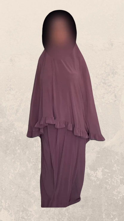 Robe de prière avec volants