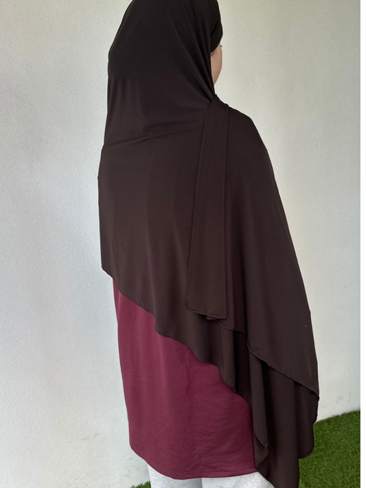 Jersey premium luxe à nouer ~ Chocolat